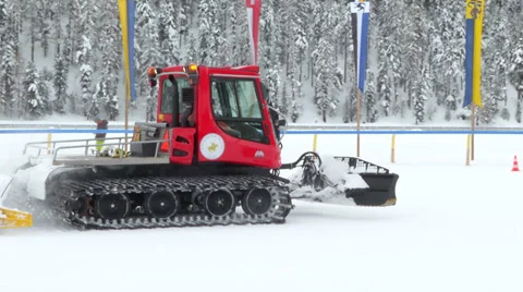 Snowcat 03 Stock Footage 36174703