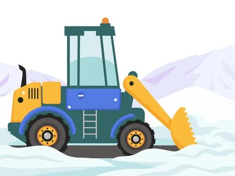Snowcat Concept Illustration Stock Illustration