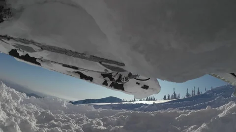 Snowcat ratrack Stock Footage 194668978