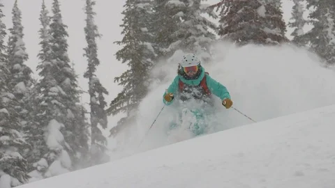 Snowcat Skiing10 Video stock 103892464