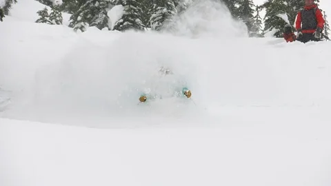 Snowcat Skiing15 Video stock 103889926