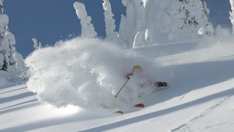 Snowcat Skiing6 Video stock 103884937