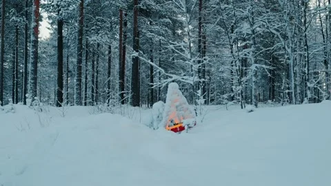 Snowcoverd Roadsign Stock Footage 169792483