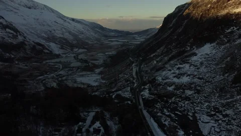 Snowdon Mountain, Devils Kitchen 库存影片 227725503
