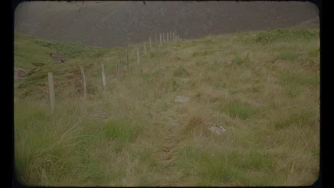 Snowdonia field Stock Footage 127775251