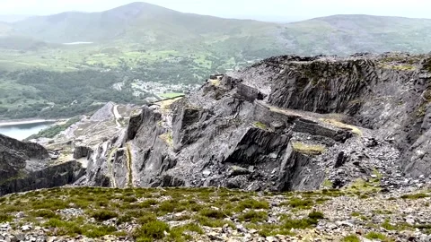 Snowdonia Quarry Stockbeeldmateriaal 246823866