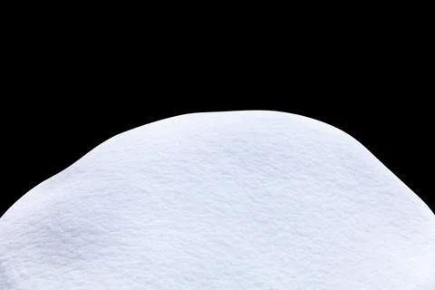 Snowdrift isolated on white background. element for design Stock Photos