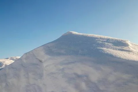 Snowdrift. Snow drift. Stock Photos