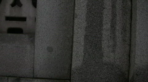 Snowed Graveyard Stock Footage 715005