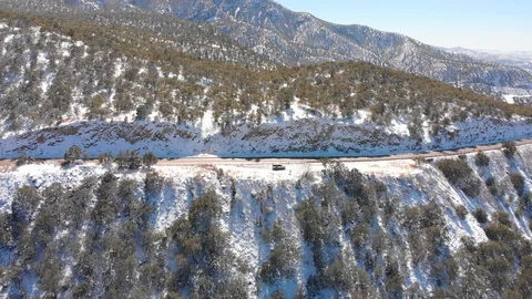 SNOWED LANDSCAPE 4K Stock Footage 103621602