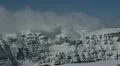 Snowed Mountains White Winter Landscape Superb Peak Top Alpine Aerial View Alps HD Footage