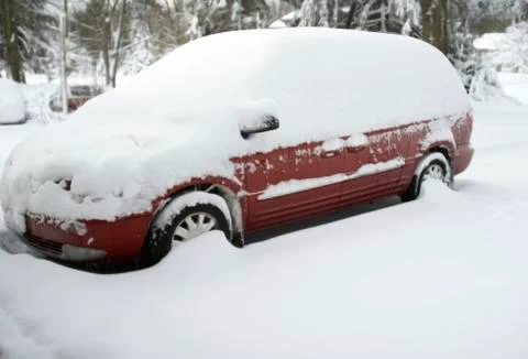 Snowed in van Stock Photos