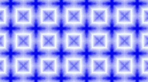 Snowee blue kaleido background squre Video stock 11271996