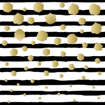 Snowfal golden design Stock Illustration