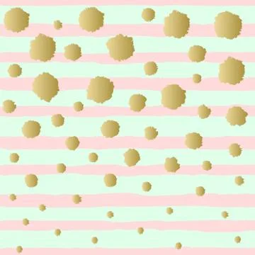 Snowfal golden design Stock Illustration