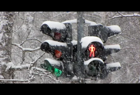 Snowfall 16  Stock Footage 574555