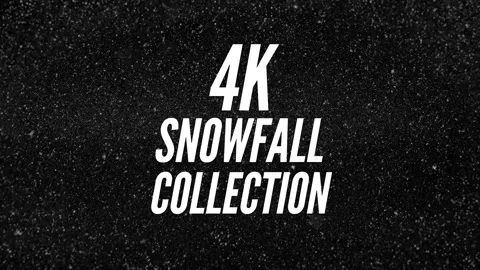 Snowfall 4k Collection 29 clips 스톡 After Effects