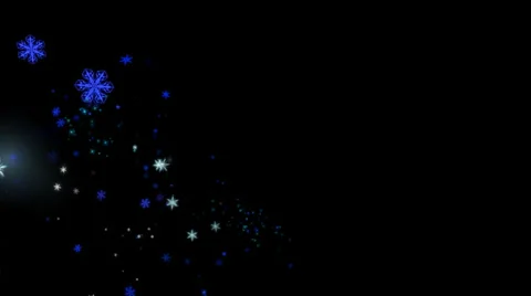 Snowfall alpha channel Stock Footage 27786495