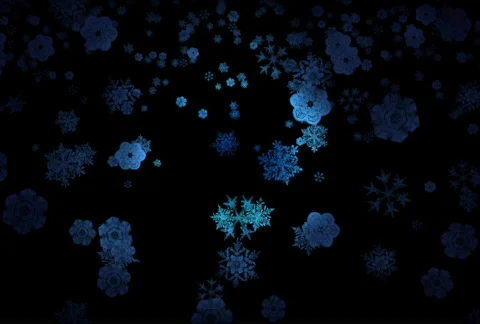 Snowfall and fireworks (2009) Stock Footage 294041