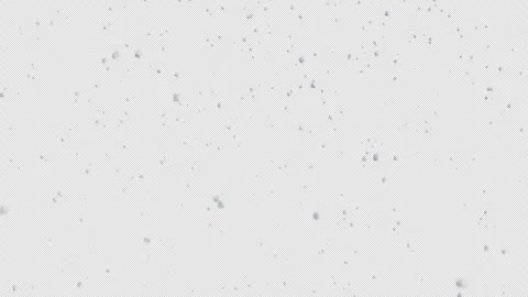 Snowfall animation with alpha channel Stock Footage 316693592