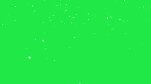 Snowfall Animation Effect Green Screen Video stock 303111419