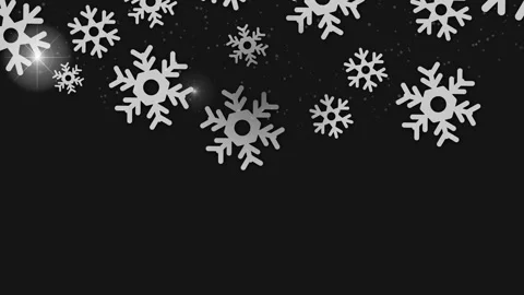 Snowfall animation Stock-Footage 163708504