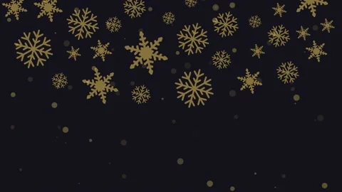 Snowfall animation Stock Footage 163708572