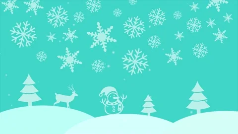 Snowfall animation Stock-Footage 163708660