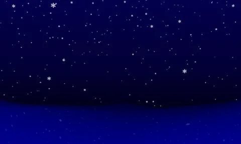 Snowfall background Stock Illustration