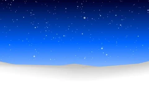 Snowfall background Stock Illustration
