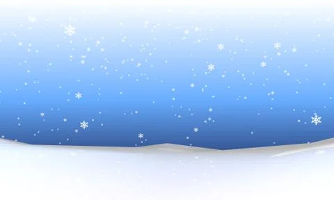 Snowfall background Stock Illustration