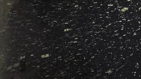 Snowfall on the background of the night sky Stock Footage 124274951