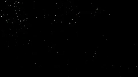 Snowfall background. White snow on a black sky. Winter background Stock Footage 121632274