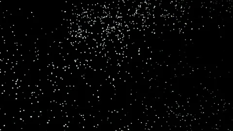 Snowfall background. White snow on a black sky. Winter background Video stock 121632446