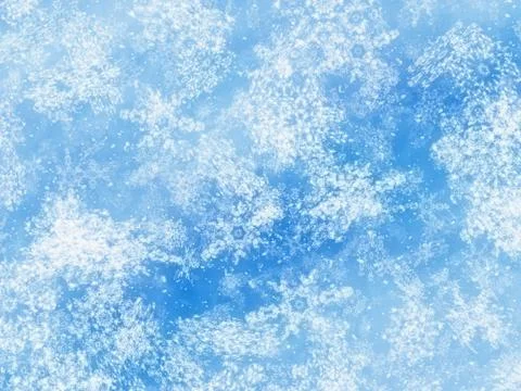 Snowfall backgrounds of a sunlight cold weather Stock Illustration
