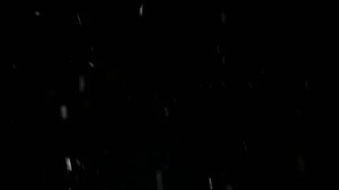 Snowfall on black background Stock Footage 102863245