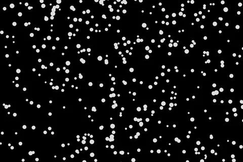 Snowfall on black background Stock Illustration