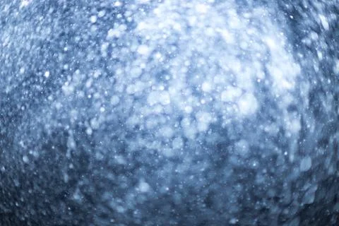 Snowfall on black background Stock Photos