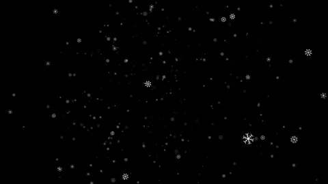 Snowfall Bottom View Loop Animation for Immersive Winter  Snowfall Animation Stock Footage 333029084