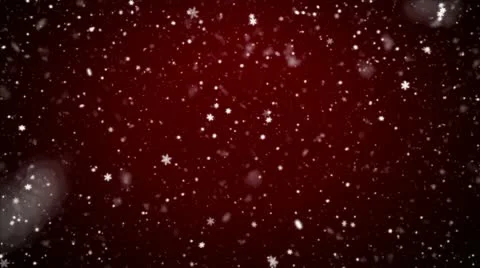 Snowfall, Christmas background Stock Footage