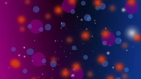 Snowfall on a colored festive background Stock-Footage 98381419