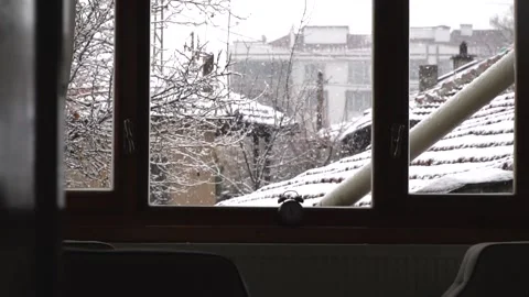 Snowfall continues Stock Footage 167715200