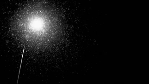 Snowfall continues Video stock 168533101