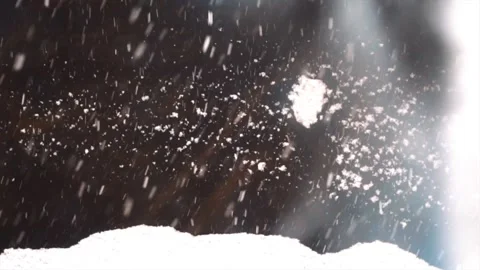 Snowfall continues Stock Footage 169119104