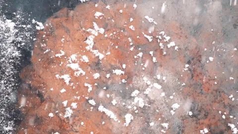 Snowfall continues Stock Footage 169119126