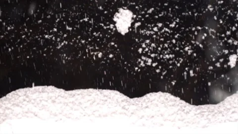 Snowfall continues Stock Footage 169119267