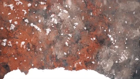 Snowfall continues Stock Footage 169371987