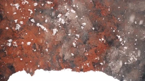 Snowfall continues Stock Footage 169372021