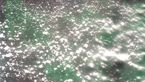 Snowfall continues Stock Footage 169372076