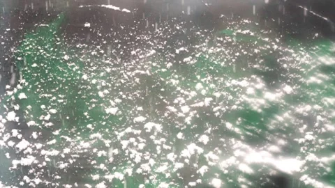 Snowfall continues Stock Footage 169372107